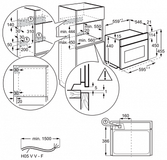 Духовой шкаф electrolux vkl6e40x